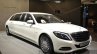 Mercedes Maybach S600 Pullman front three quarter right at IAA 2015