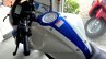 Suzuki Gixxer Metallic Triton Blue with Pearl Mirage White (BAQ) tank