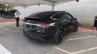 Tesla Model X rear quarter angle launch