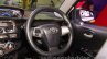 Toyota Etios Cross Diesel steering wheel at the Nepal Auto Show 2015