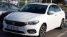 Fiat Egea front three quarter white spotted in the wild without disguise