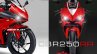 Honda CBR250RR front rendering based on light weight super sports concept