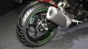 Kawasaki Ninja 250 ABS exhaust at the 2015 Tokyo Motor Show