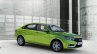 Lada Vesta front three quarter green press images