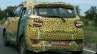 Mahindra S101 camouflaged prototype rear quarter spied