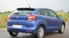 Maruti Baleno Diesel rear three quarter Review