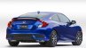 2016 Honda Civic Coupe rear three quarter revealed