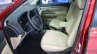 2016 Mitsubishi Outlander front seats at DIMS 2015