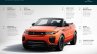 Range Rover Evoque Convertible front details unveiled