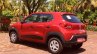 Renault Kwid rear three quarters left review