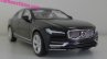 Volvo S90 Onyx Black front quarter scale mode snapped