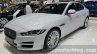 2016 Jaguar XE right front three quarter far at 2015 Thai Motor Expo