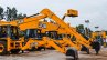 JCB 3DX JS205LR excavators at EXCON 2015