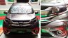 Production-spec Honda BR-V front features snapped