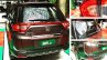 Production-spec Honda BR-V rear elements snapped