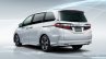 2016 Honda Odyssey Hybrid rear three quarters