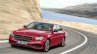 2016 Mercedes E-Class E 220 d front three quarters left side Hyazinth red