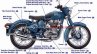 2016 Royal Enfield Classic 500 Squadron Blue leaked