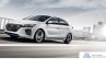 Hyundai Ioniq hybrid front three quarters left side in motion