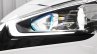 Hyundai Ioniq hybrid headlamp side view