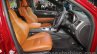 Jeep Grand Cherokee SRT front seats at Auto Expo 2016