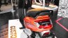 Mahindra Gusto 125 pillion grab handle at Auto Expo 2016