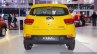 Mahindra KUV100 Yellow rear at Auto Expo 2016