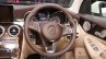 Mercedes GLC steering wheel at Auto Expo 2016