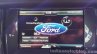 New Ford Endeavour Ford SYNC menu In Images