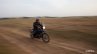 Royal Enfield Himalayan tracking shot