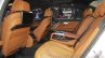 2016 BMW 7 Series rear seat at Auto Expo 2016