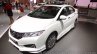 2016 Honda City Black interior with accessories front three quarters right at Auto Expo 2016