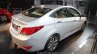 2016 Hyundai Verna rear three quarters right at Auto Expo 2016