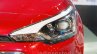 2016 Hyundai i20 headlamp at the Auto Expo 2016