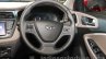 2016 Hyundai i20 steering wheel at the Auto Expo 2016