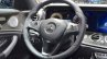 2016 Mercedes E Class (W213) steering wheel at the Geneva Motor Show Live