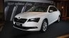 2016 Skoda Superb front three quarter launched in India