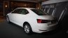 2016 Skoda Superb rear three quarter launched in India