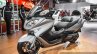 2016 Suzuki Burgman 650 Executive front quarter at Auto Expo 2016