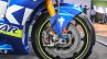 2016 Suzuki GSX-RR MotoGP bike front wheel disc brake at Auto Expo 2016