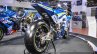 2016 Suzuki GSX-RR MotoGP bike rear quarter at Auto Expo 2016