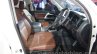 2016 Toyota Land Cruiser front seats at Auto Expo 2016