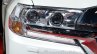 2016 Toyota Land Cruiser headlight at Auto Expo 2016