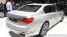 BMW 740Le iPerformance rear three quarter at the 2016 Geneva Motor Show Live