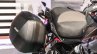 Benelli TNT 600GT Nero (black) pannier at Auto Expo 2016