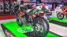 Benelli TNT 600i Nero (black) swingarm at Auto Expo 2016