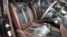 Chevrolet Enjoy special edition seat embroidery at 2016 Auto Expo