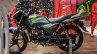 Hero Splendor Pro grey green black alloy wheels engine at Auto Expo 2016