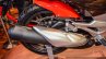 Hero Xtreme 200 S exhaust at the Auto Expo 2016