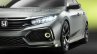 Honda Civic Hatchback Prototype concept front fascia leaked image